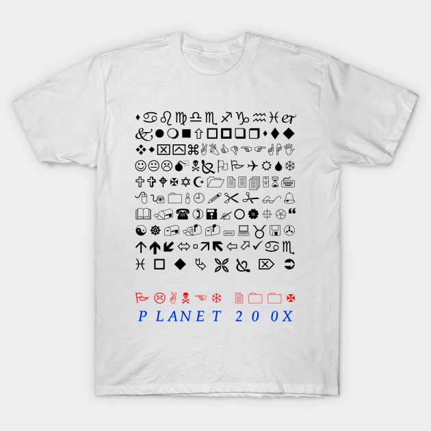 200X DINGBATS T-Shirt by PLANET